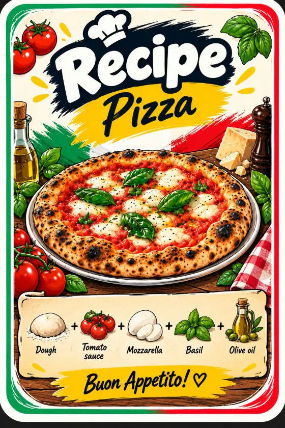 Carte recette Pizza