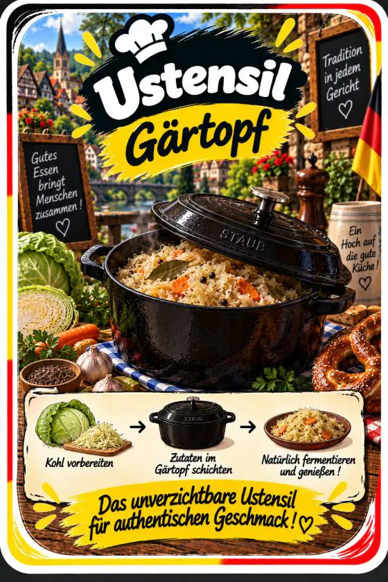 Carte ustensile Gärtopf